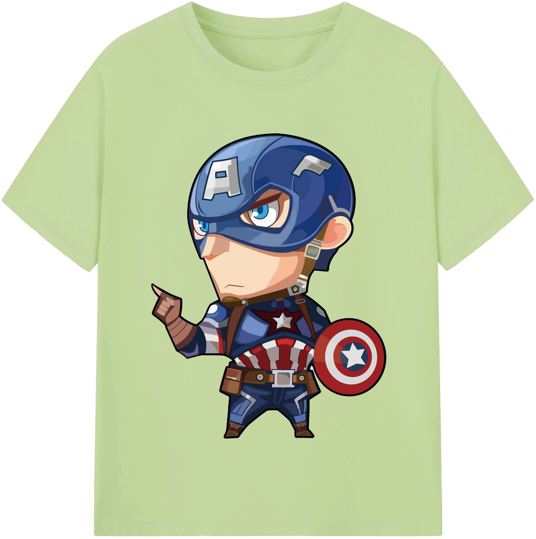 （画像用） アベンジャーズ The Avengers 綿100％半袖Tシャツ（フロントプリント）